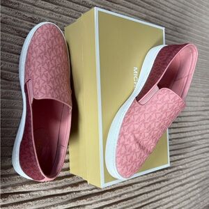 Michael Kors Pink Slip-On Sneakers
